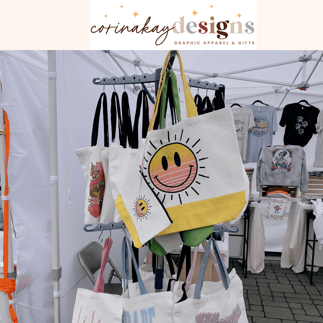 image of graphic apparel and drinkware from corina kay designs