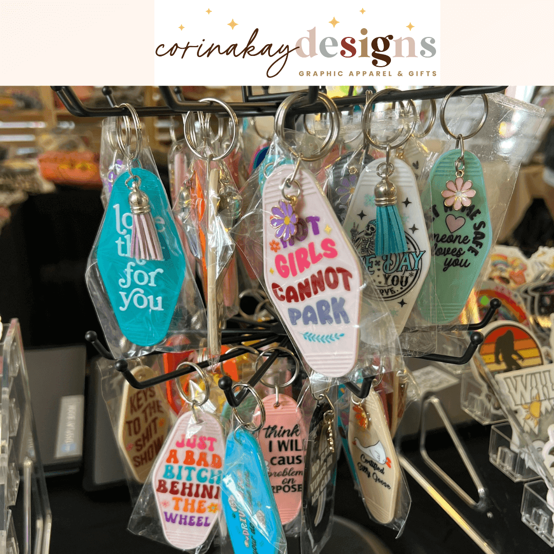 image of graphic apparel and drinkware from corina kay designs