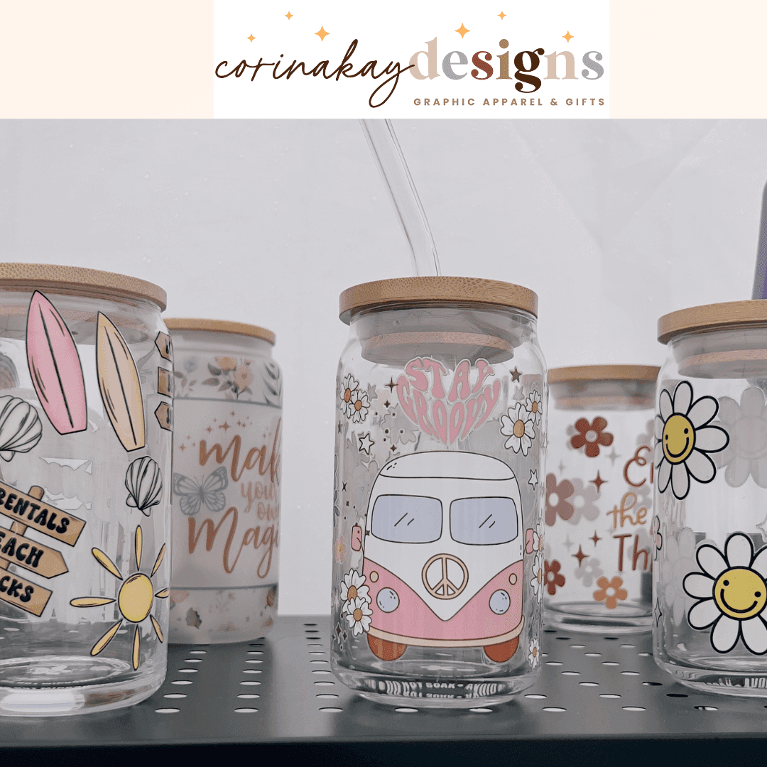 image of graphic apparel and drinkware from corina kay designs
