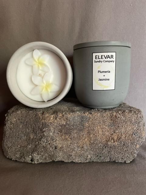 Handmade candles by Elevar Sundry Company