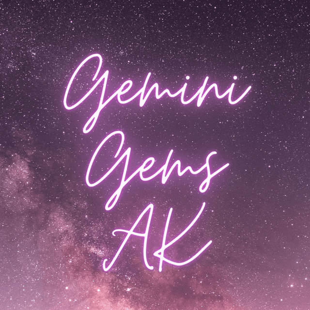 Starry logo for gemini gems ak