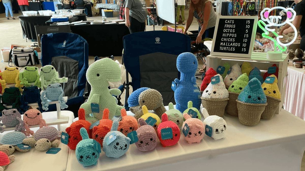 Adorable handmade crochet by Koala Creations