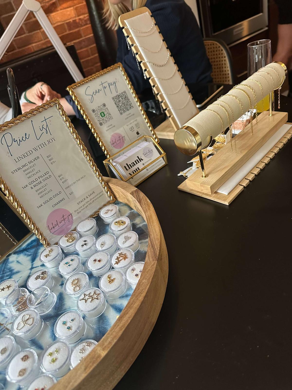 Custom fit permanent jewelry by linked with joy