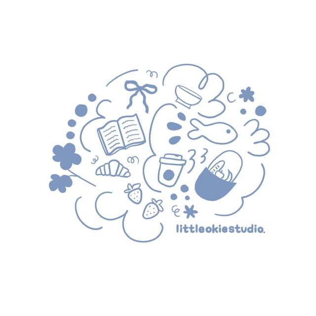 logo for little okie studio