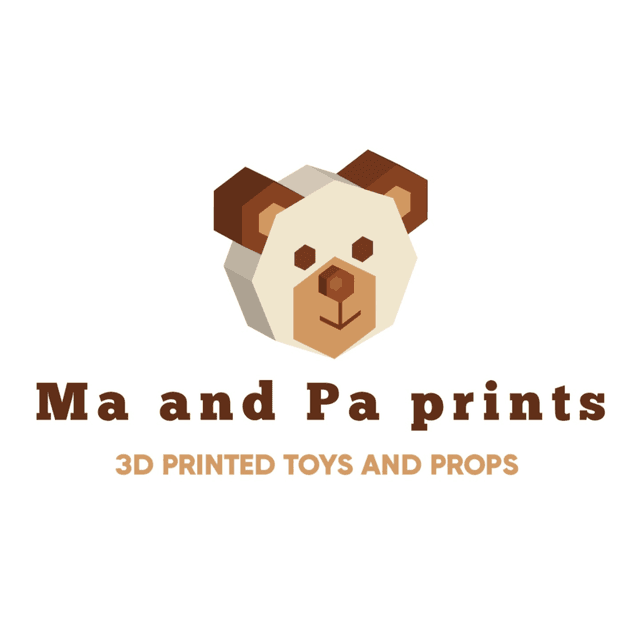 logo for ma and pa prints