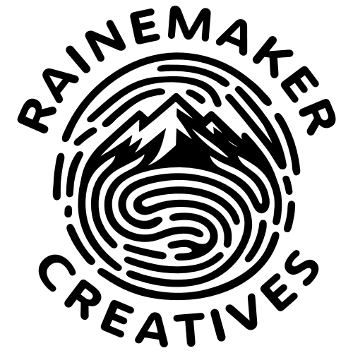 logo for rainemaker creatives