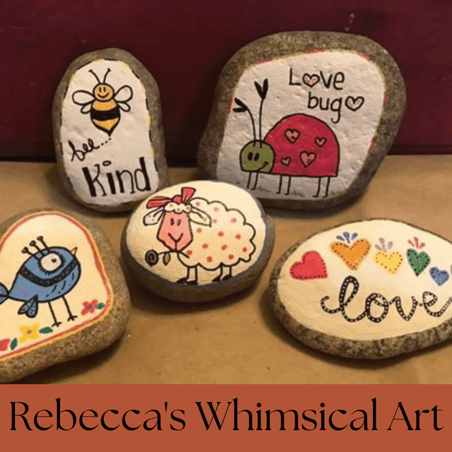 logo for Rebeccas Whimsical Art