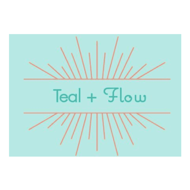 logo for teal and flow