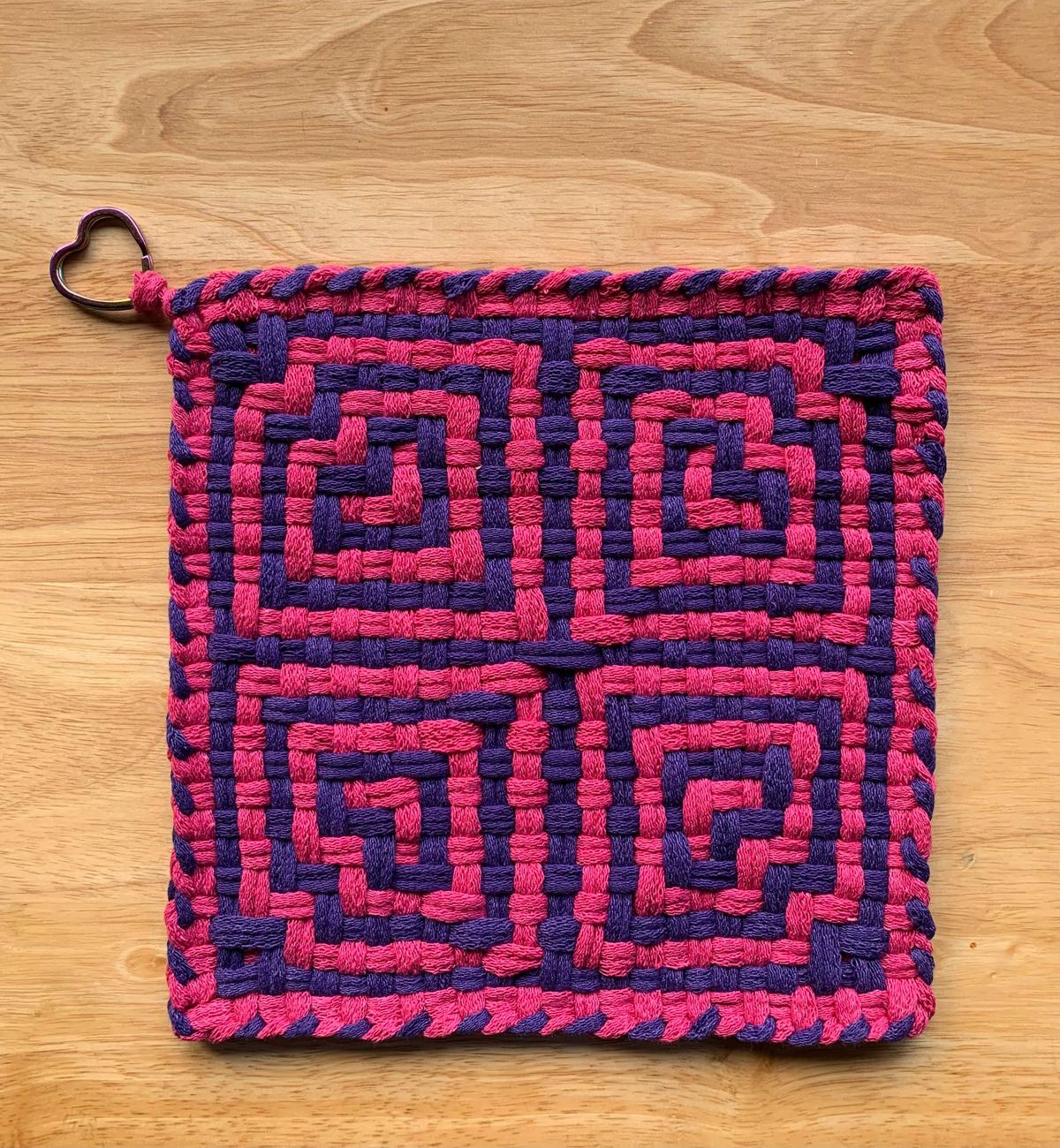 custom handmade potholders by Loopsalooza