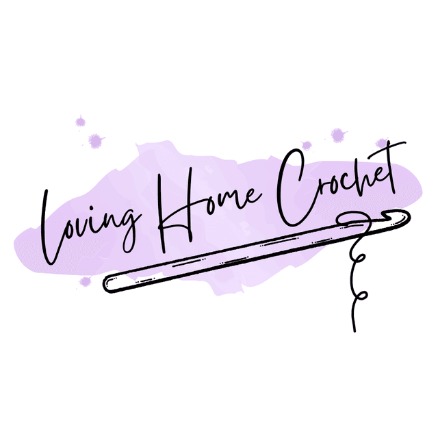 Logo for loving home crochet