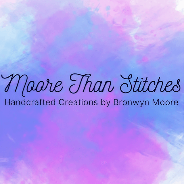 logo for moore than stitches