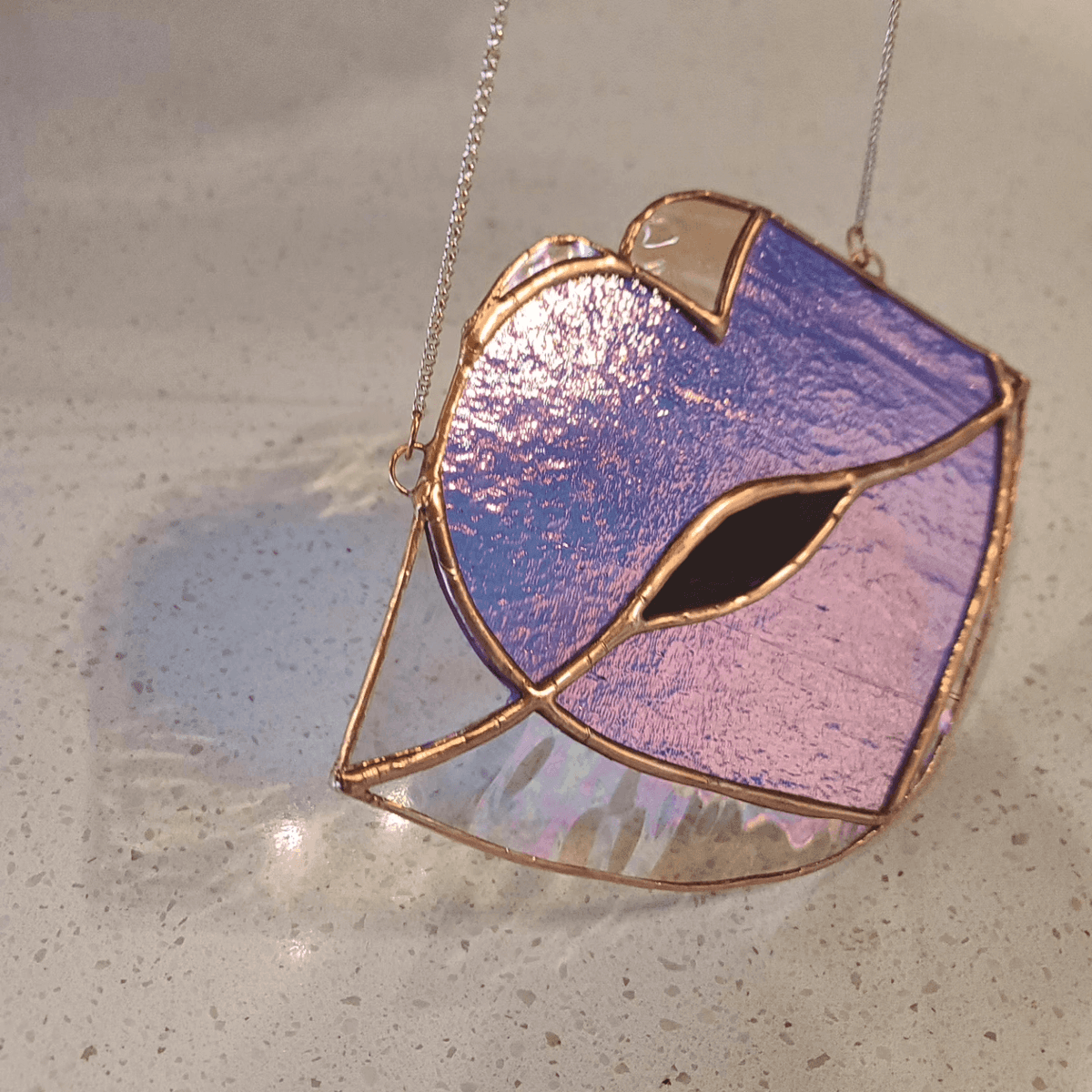 Stained glass by plantern glass and novelty