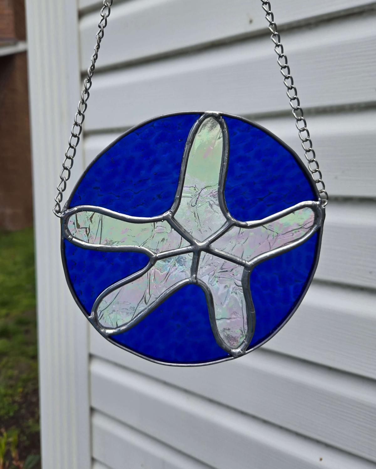 Stained glass by plantern glass and novelty