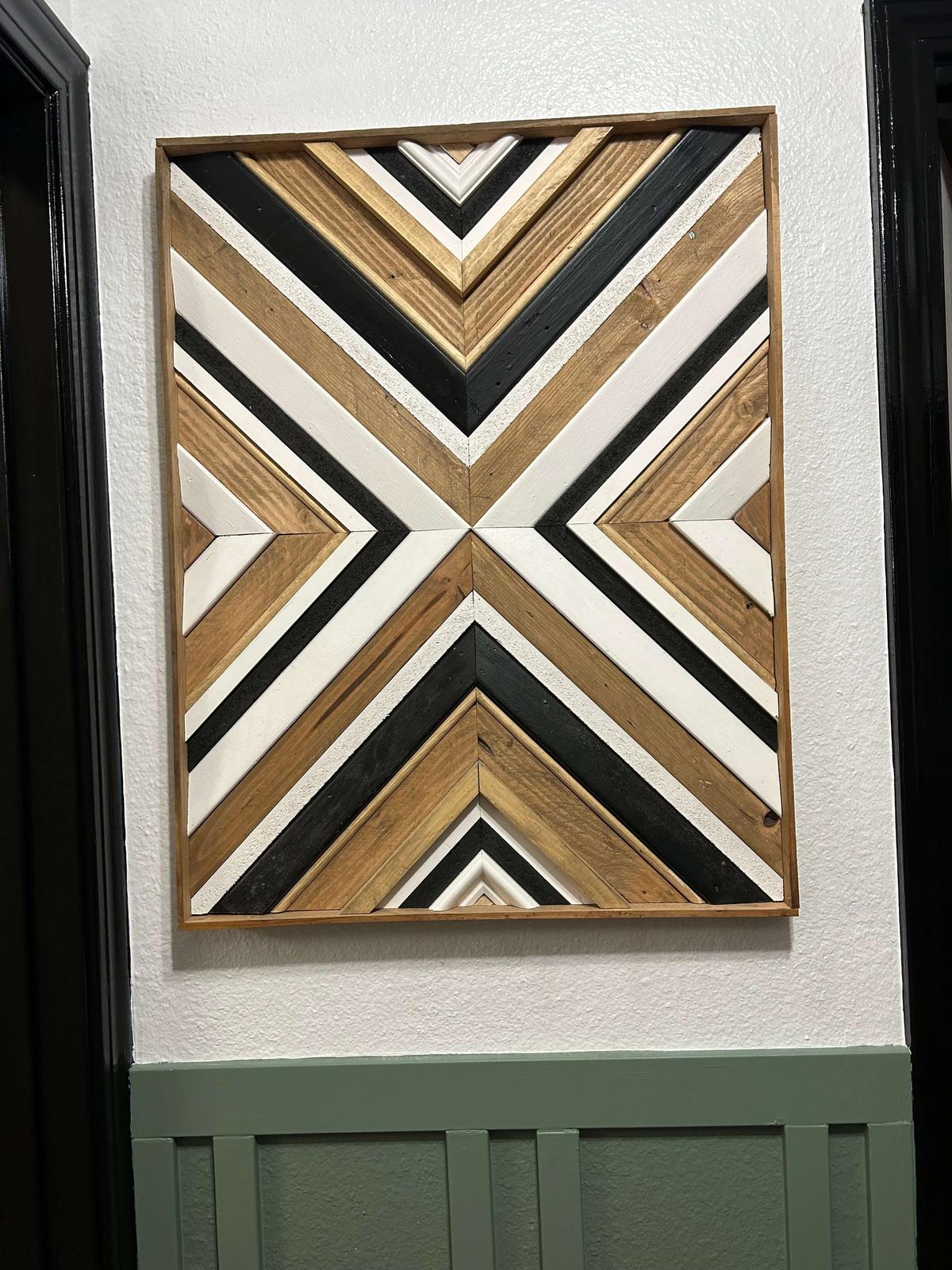 wood mountain art by rustic designs