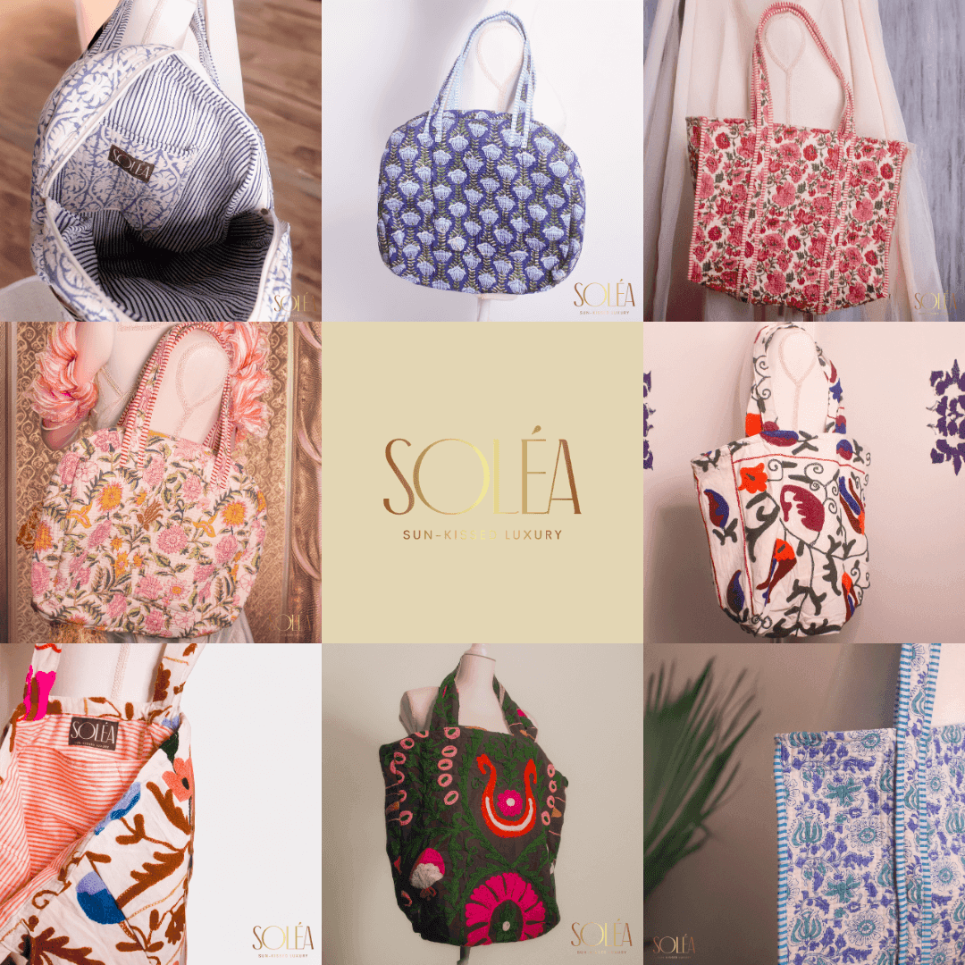 Hand-crafted bags and clothing by solea