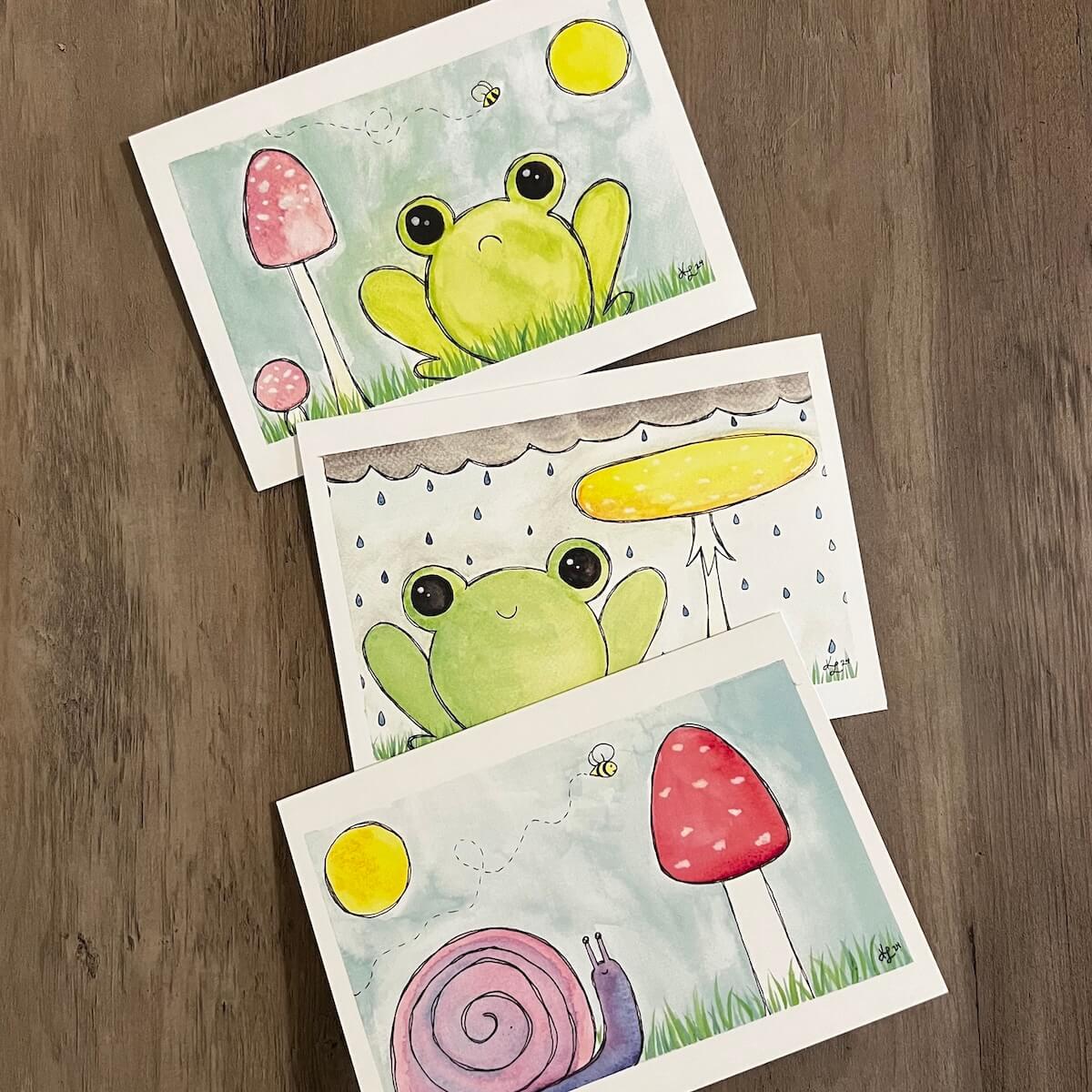 Unique art by the tipsy toadstool