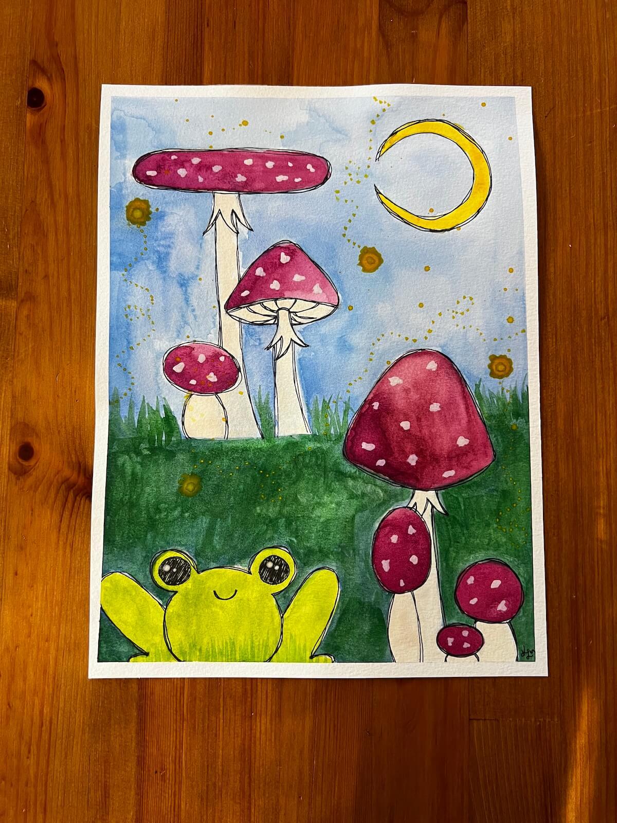 Unique art by the tipsy toadstool