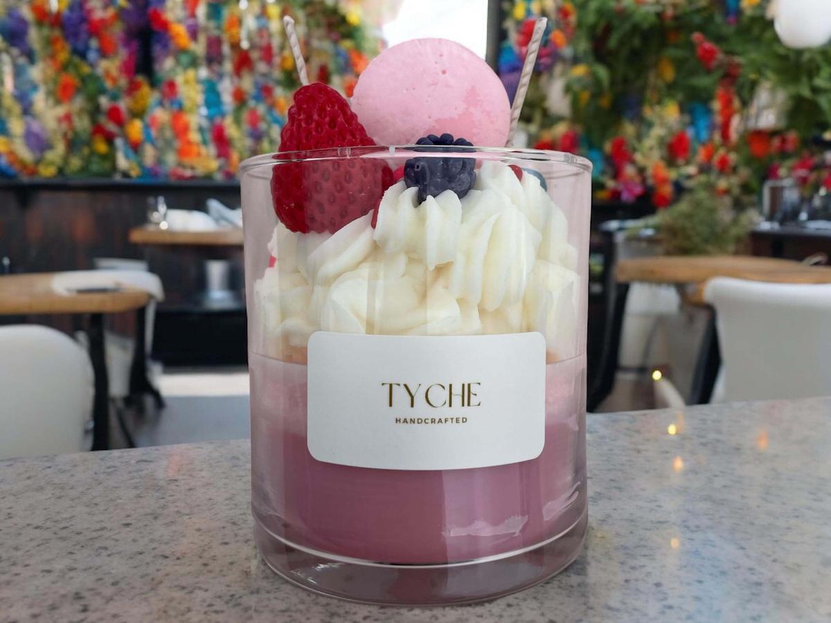 handmade candles by tyche handcrafted