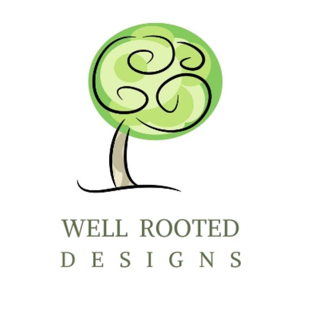 logo for well rooted