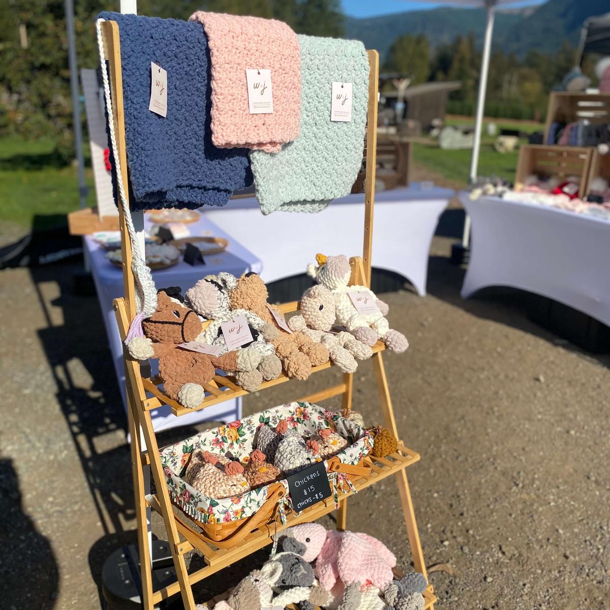 Handmade crochet plushies by wilder and jean